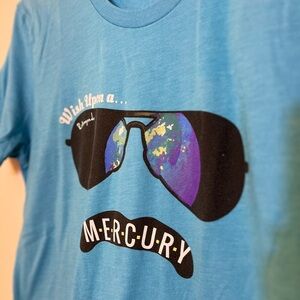 Mercury in Retrograde Tee - Women’s Small/Medium Blue